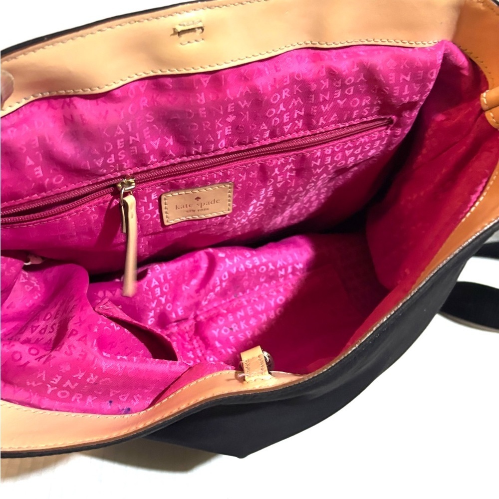 Kate Spade Black and Tan Backpack - Picture 5 of 10